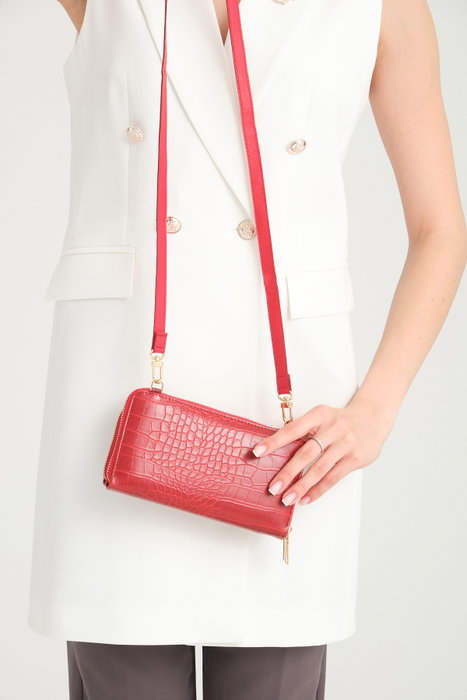 Zoozie Bags Lizard - Red Cartera para Mujer